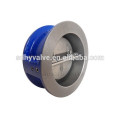 Dual plate check valve ductile iron body high quality